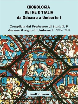 cover image of Cronologia dei Re d'Italia